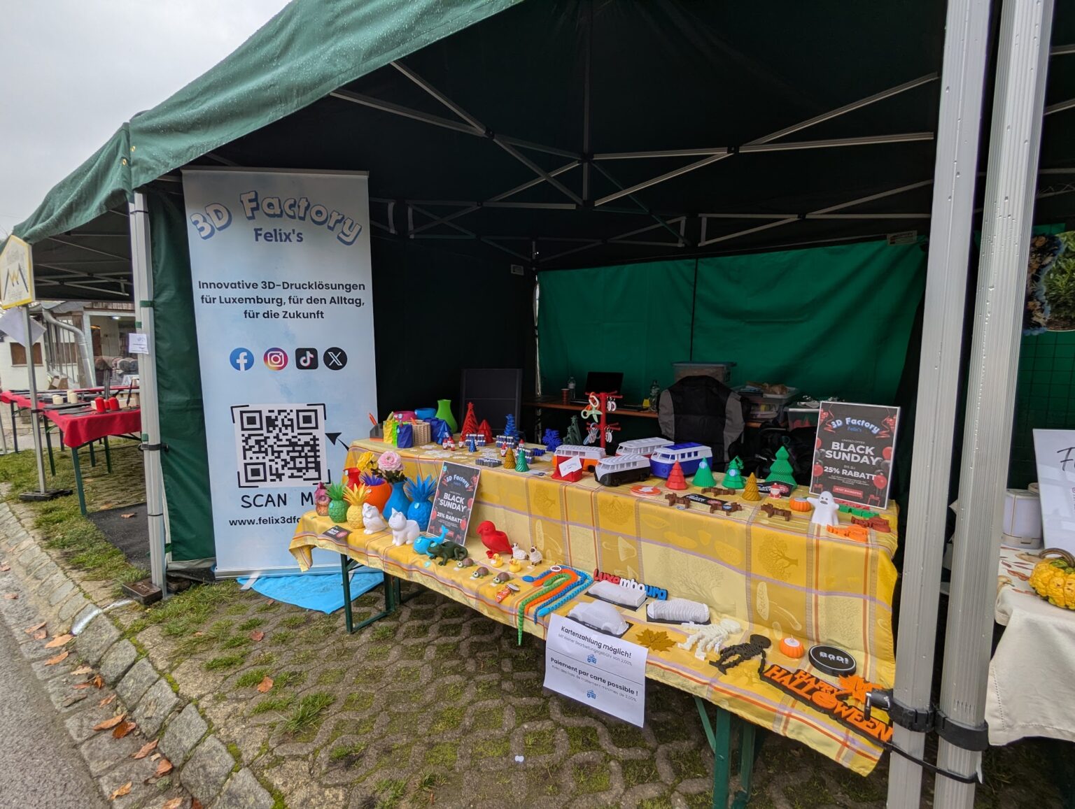 Verkaufstand Haupeschmaart in Munshausen 2025